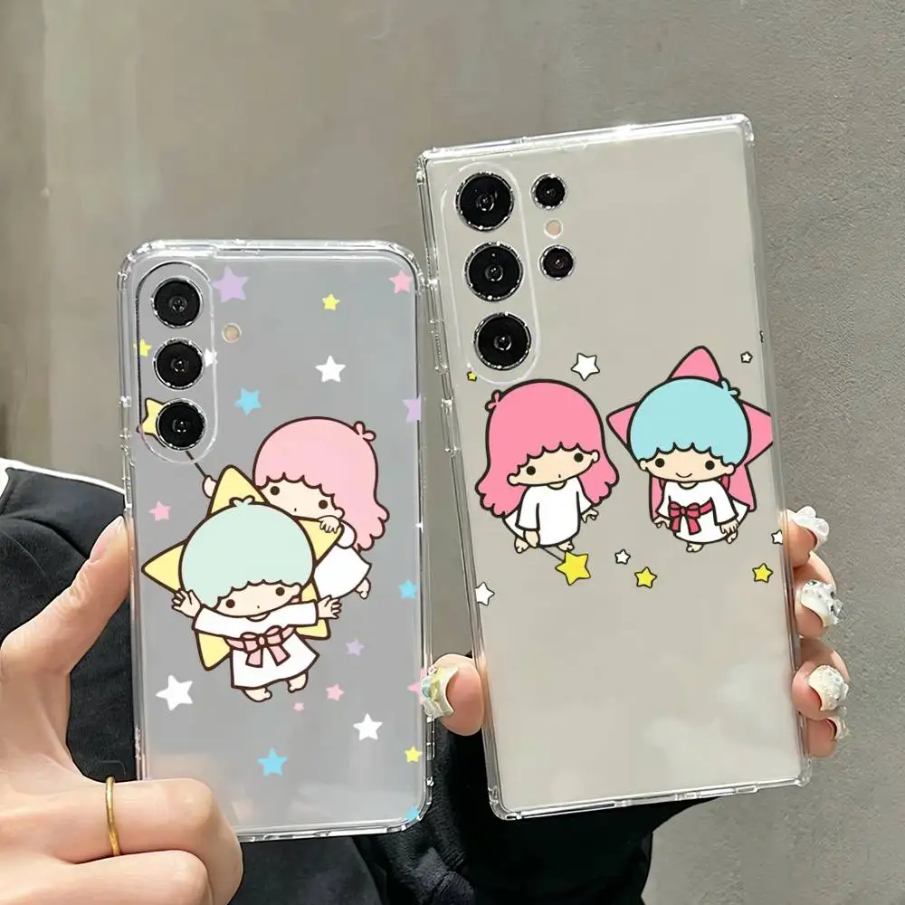 Little-Twin-Stars Kiki-Lala  Phone Case For Samsung S25,S24,S21,S22,S23,S30,Ultra,S20,Plus,Fe Transparent Cover
