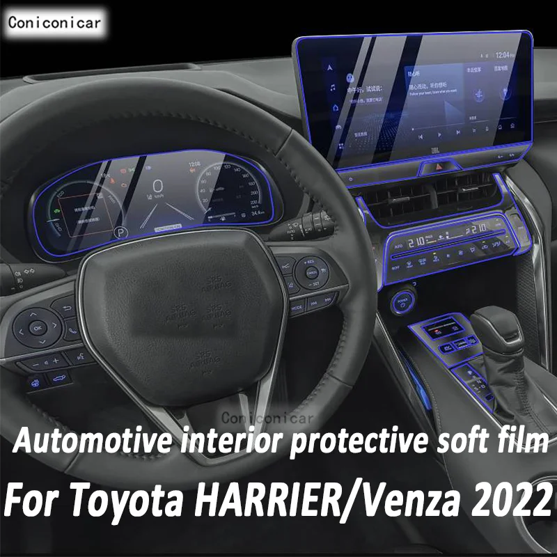 

For TOYOTA HARRIER VENZA GearBox Panel Navigation Automotive Interior Screen Protective Film TPU Anti-Scratch Sticker Protect