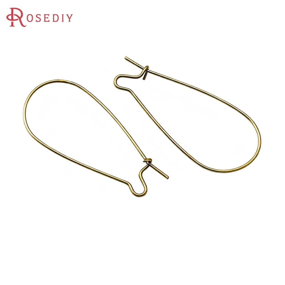 

Height 18MM 25MM 33MM 36MM 38MM 46MM 18K Gold Color Earring Hook High Quality Diy Jewelry Findings Accessories