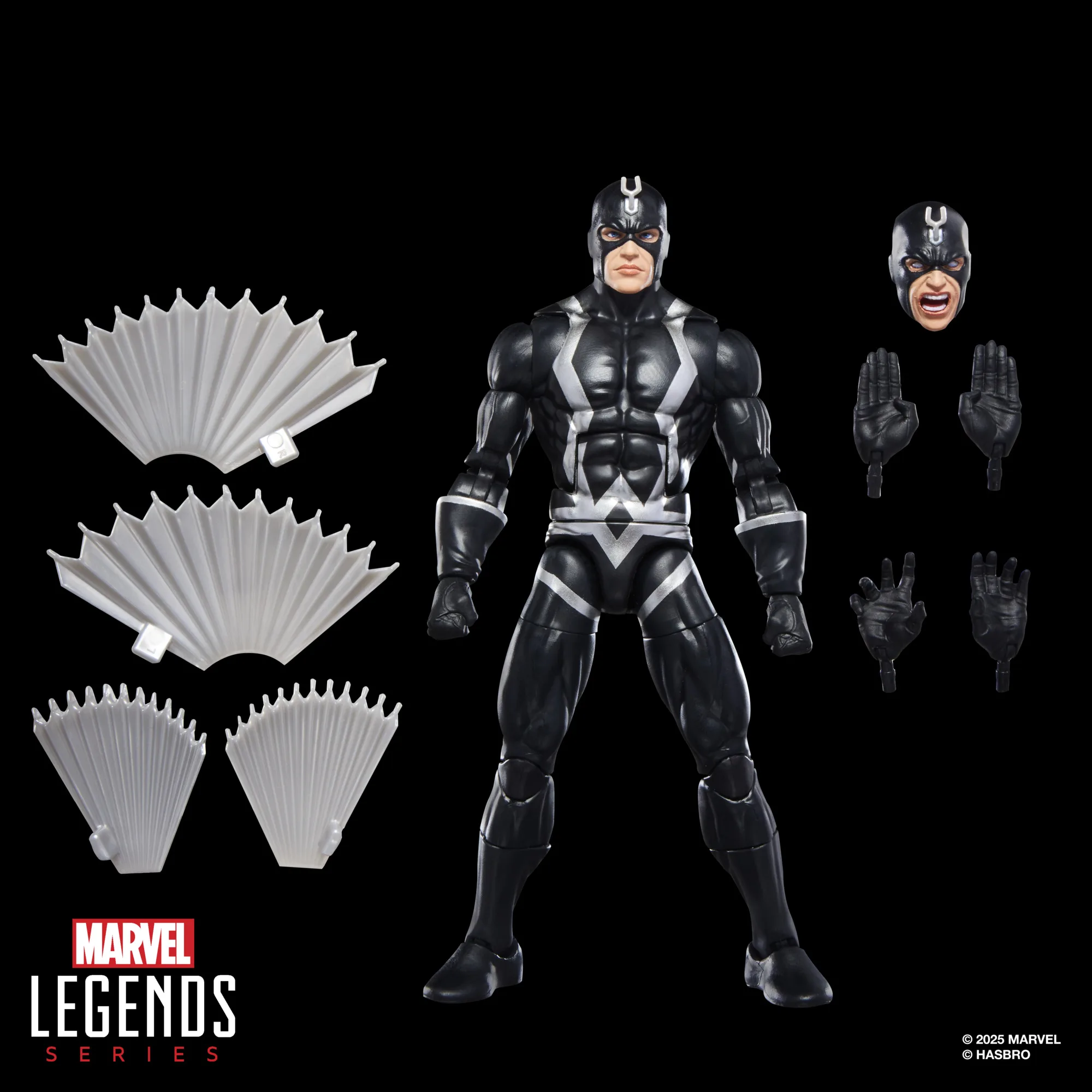 Figurine d'action Marvel Legends Series Inhumans Black Bolt & Triton, 6 pouces, articulations mobiles, jouet de collection, figurine Marvel, décoration de salle, cadeau