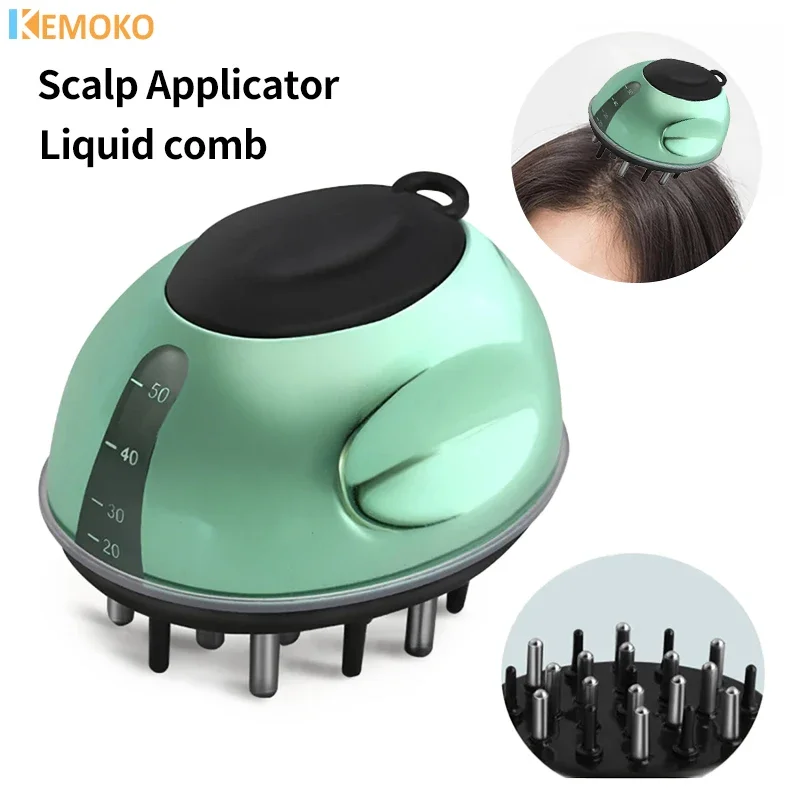 

14 Pins Scalp Applicator Liquid Comb Hair Root Massage Medicine Comb Hair Growth Serum Essential Oil Nourish Anti Hair Loss Care