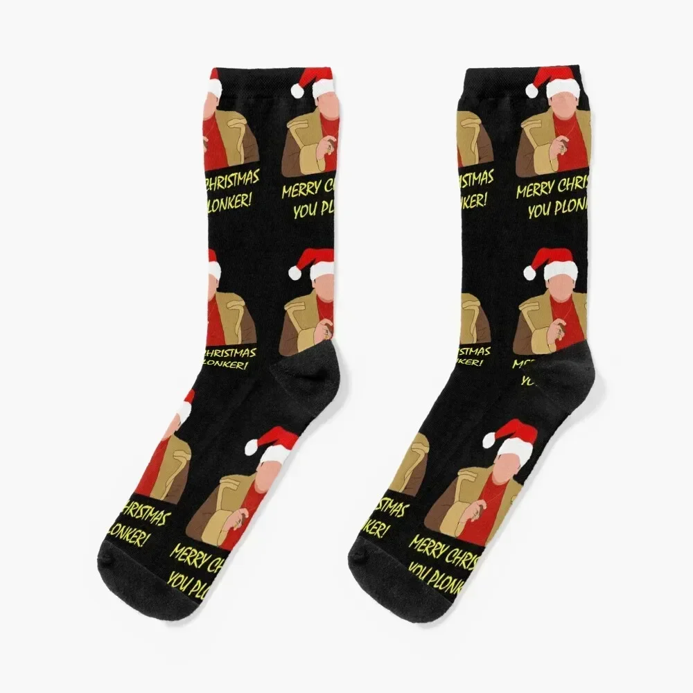 

Merry Christmas You Plonker! (Yellow) Socks winter gifts FASHION Novelties Socks Men's Women's