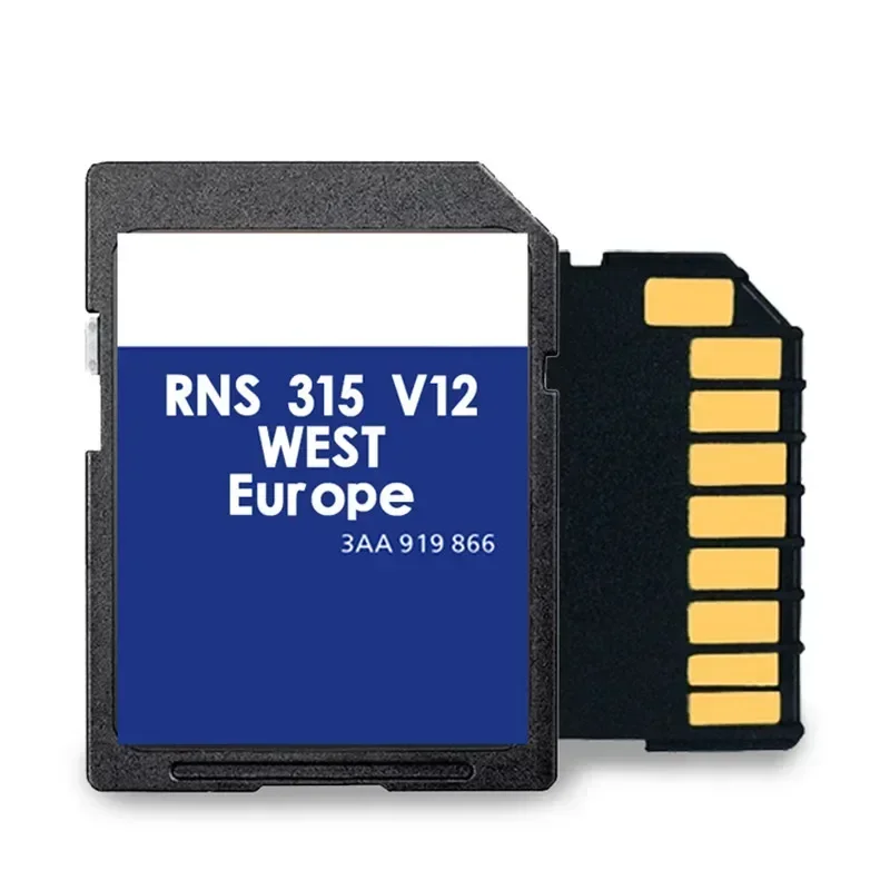 Mới Nhất RNS315 V12 Tây Châu Âu Không Cho RNS310 2020/2021 100% Làm Việc AZ V12 Điều Hướng Thẻ SD