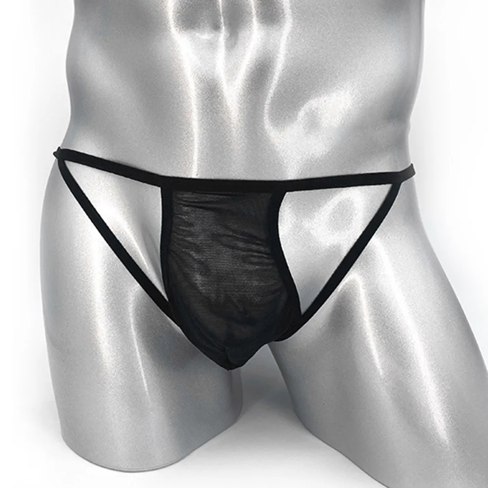 

Mens New Lace Mesh Sheer Low Rise Thong Jockstrap Lace Bikini G-string Underwear Tangas Gay Sissy Seamless Erotic Men's Panties