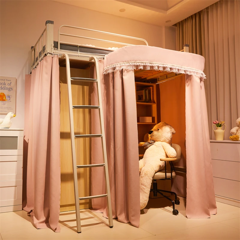 

Class a Student Dormi Privacy Curtain Fem Universi Student Bedroom Bed under U-Tra Rod Privacy Curtain Desk Curtain