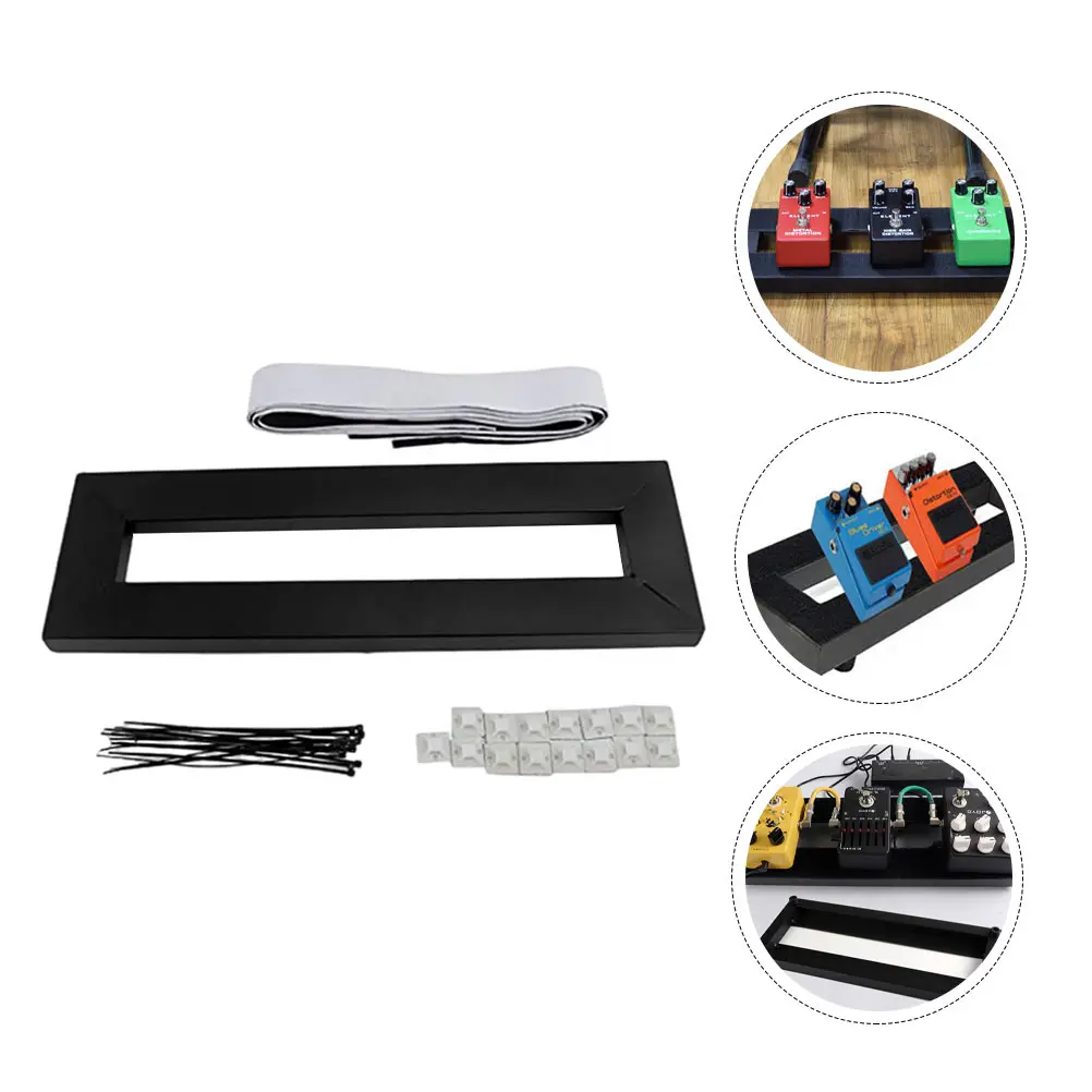 

Effector Bracket Holder Single Board Music Instrument Prop Guitar Process Pedalboard Metal Portable Peadlboard Platform