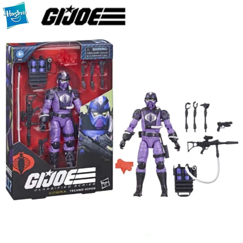 Nuevo Original Hasbro G.I. Joe Classified Series 117 Cobra Techno Viper colección de figuras de acción modelo de juguetes