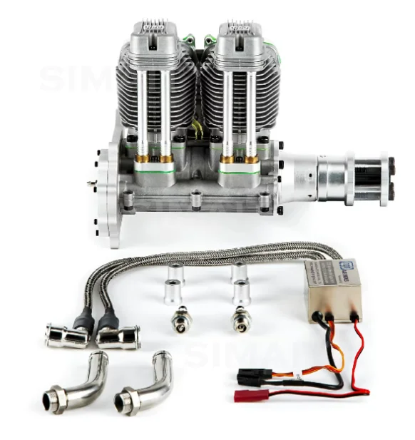 New Arrival NGH GF60i2 Linear Double Cylinder 4-stroke 60CC Gas Engine for RC Airplane