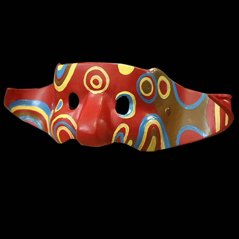 Lake hars halloween horror aankleden half gezicht volwassen grappige cos masker