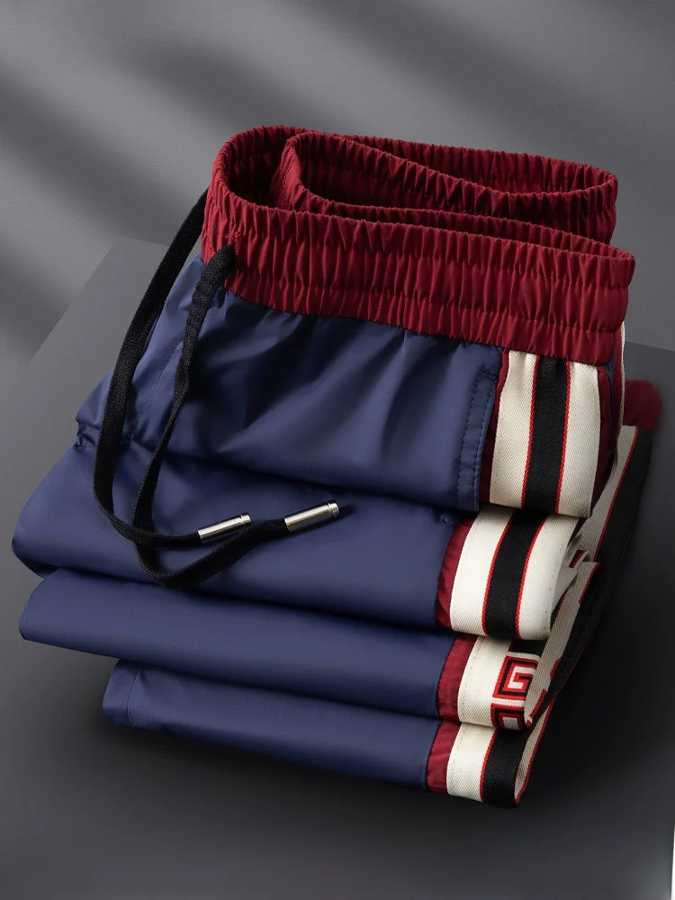 

Мужские спортивные брюки Qui-Dry Ice Silk, облегающие, летние, легкие, дышащие, с эластичным поясом, карго-шорты