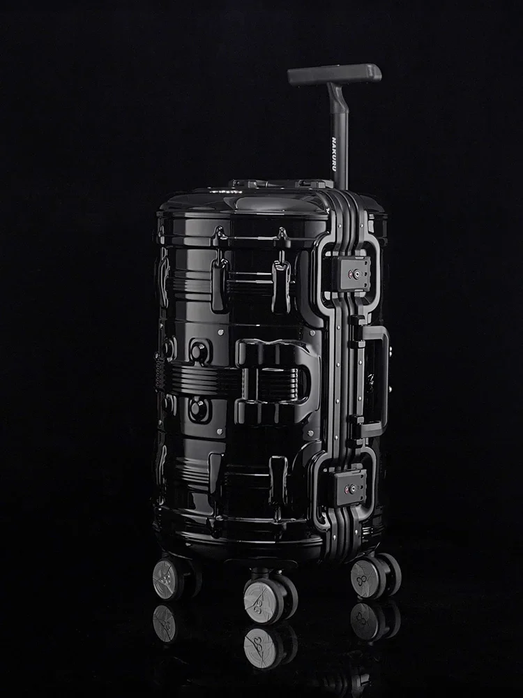 Bagagem unissex trole case de embarque com senha de 20 polegadas