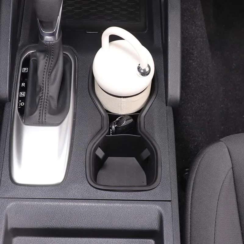 

TPE Black For Nissan Frontier 2022+ Car central control water cup holder protective cover car interior accessories