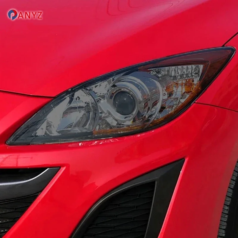 

Для Mazda 3 2008-2012 автомобильные фары защитная пленка для восстановления фар прозрачная черная наклейка из ТПУ аксессуары