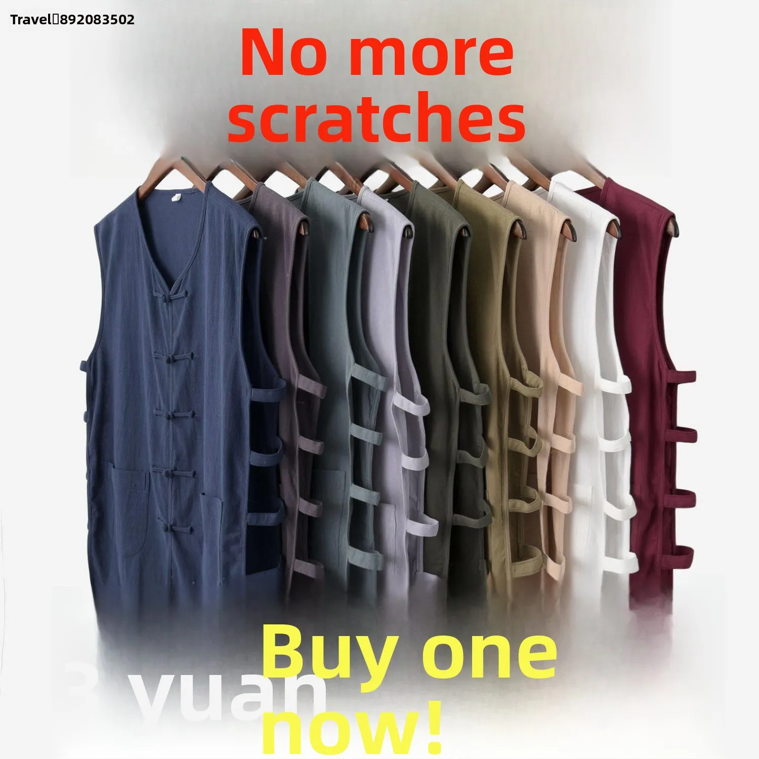 Chaleco de Algodón y Lino Estilo Pekinés para Hombre, Sudadera Retro China para Personas Mayores, Corte Ancho Especial para Caminar por la Ciudad, Cuello en V, Absorbe la Humedad