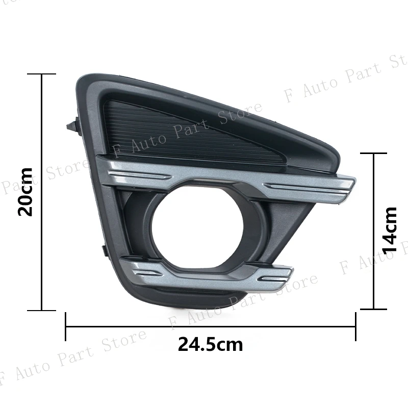 Car Front Bumper Fog Lamp Light Trim Cover Frame Lid Bezel Hood For Mazda CX5 CX-5 2015 2016