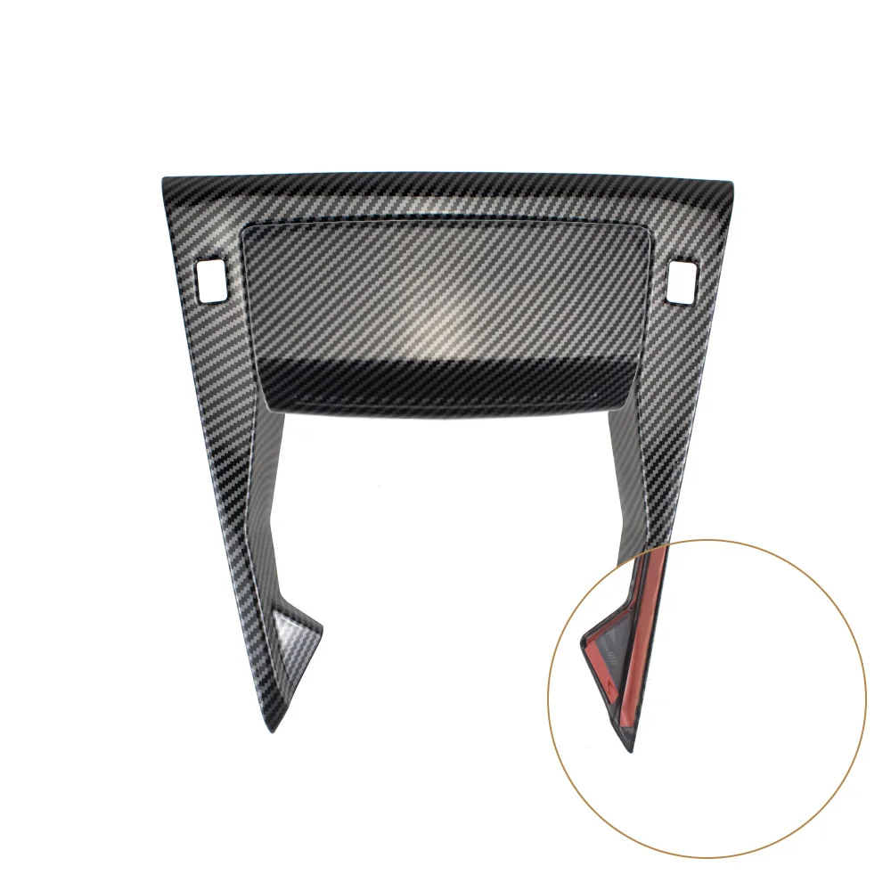 Passend für Peugeot 208 2008 2020–2025, mittlere Aufbewahrungsbox, dekorativer Rahmenabdeckungsaufkleber – Detail 2