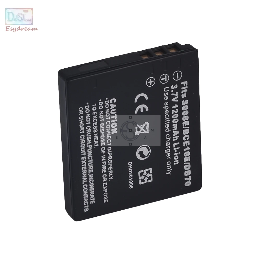 S008 CGA-S008 DMW-BCE10 1200mAh Battery for PANASONIC FX30  FX35 FX33 FX36 FX55 FX500 FS5 FS3 FX12