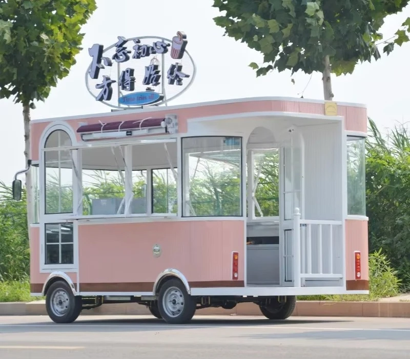 Fully Equipped Complete Functions Customized Electric Street Food Cart Mobile Fast Food Truck
