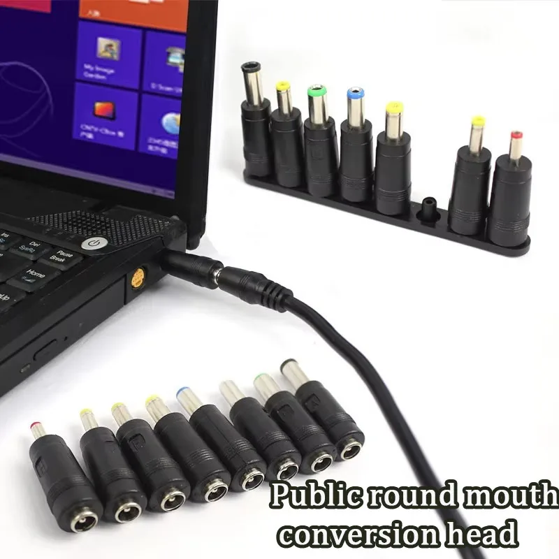 1-4PCS DC Male To Female Adapter Round Plug Converter Power Supply Connector for Laptop Charger Cable Accessories