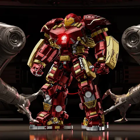Superheroes MOC Building Blocks Figures 2600+Pcs Marvel Iron Man Mecha Bricks Set Room Ornament DIY Toys Christmas Gifts Adult