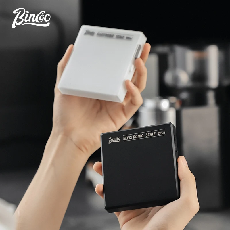 BINCOO Digital Coffee Scale Espresso&Pour-Over Timer Scale with Silicone Mat Portable, Rechargeable Scale for Coffee Beans
