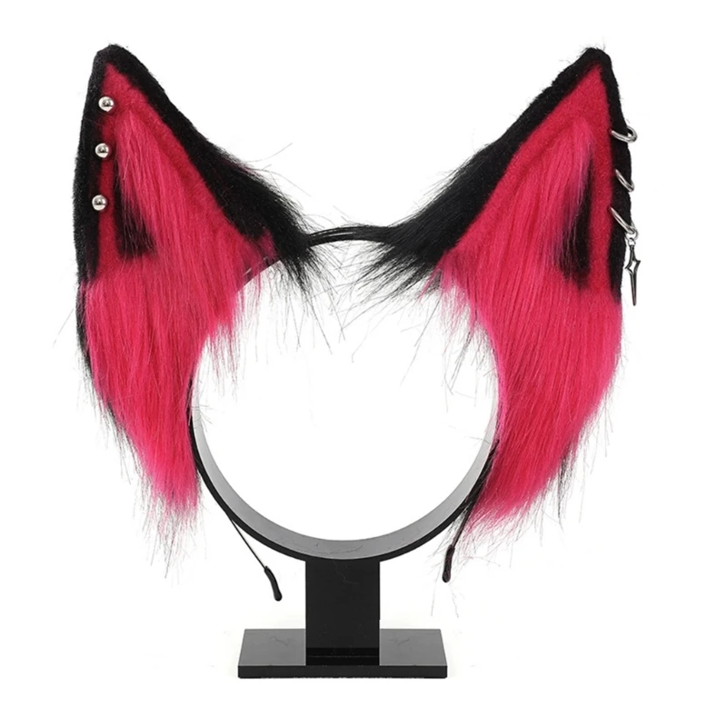 Funny Wolf Ear Headband Ethnic Hairbands Carnivals Party Hair Decor