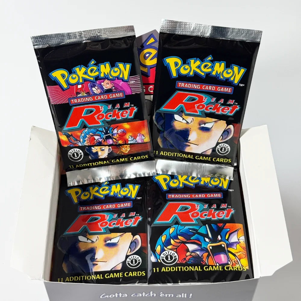 PKM Base Set Fossil Jungle Team Rocket Neo Destiny Booster Box 1999 2000 Year 1st Edition 1Box 36 Packs Proxy Game Cards Sealed