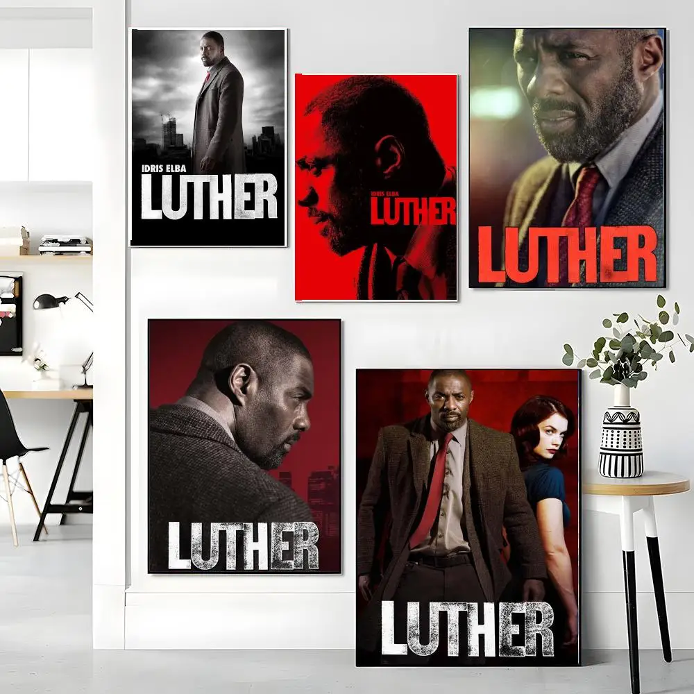 tv series L-Luther-R Painting Calligraphy Boho Botanical Decor for Living Room Elegant Home Style