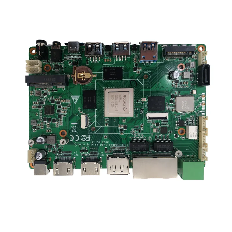 8 core, Cortex A76 and Cortex A55 NPU 6T Rockchip RK3588 development board