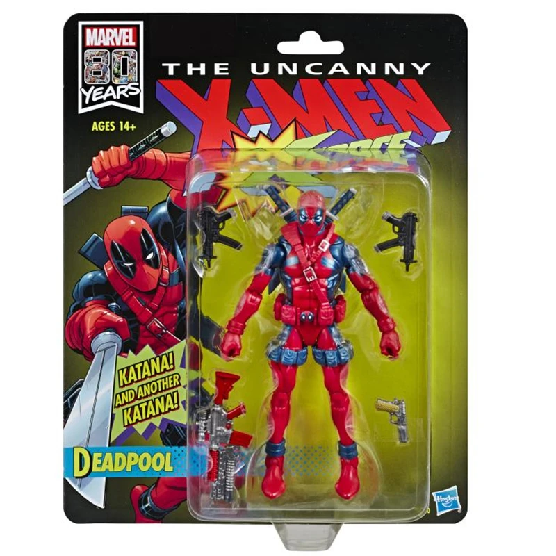 Hasbro Deadpool 80th Anniversary Limited Spider Man Venom Kraven 2099 Peter Parker legend Action Figure Anime Model Collection