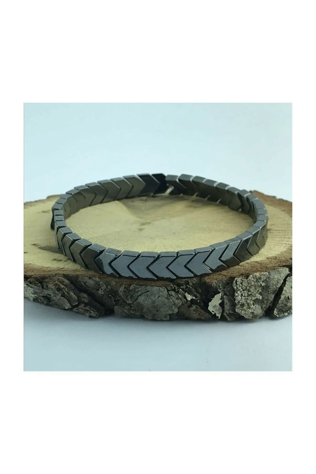 

Hematite Flexible Arrow Bracelet Souvenirs For Men Design Jewelry Elegant Rings Does Not Tarnish Made of Real Natural Stone