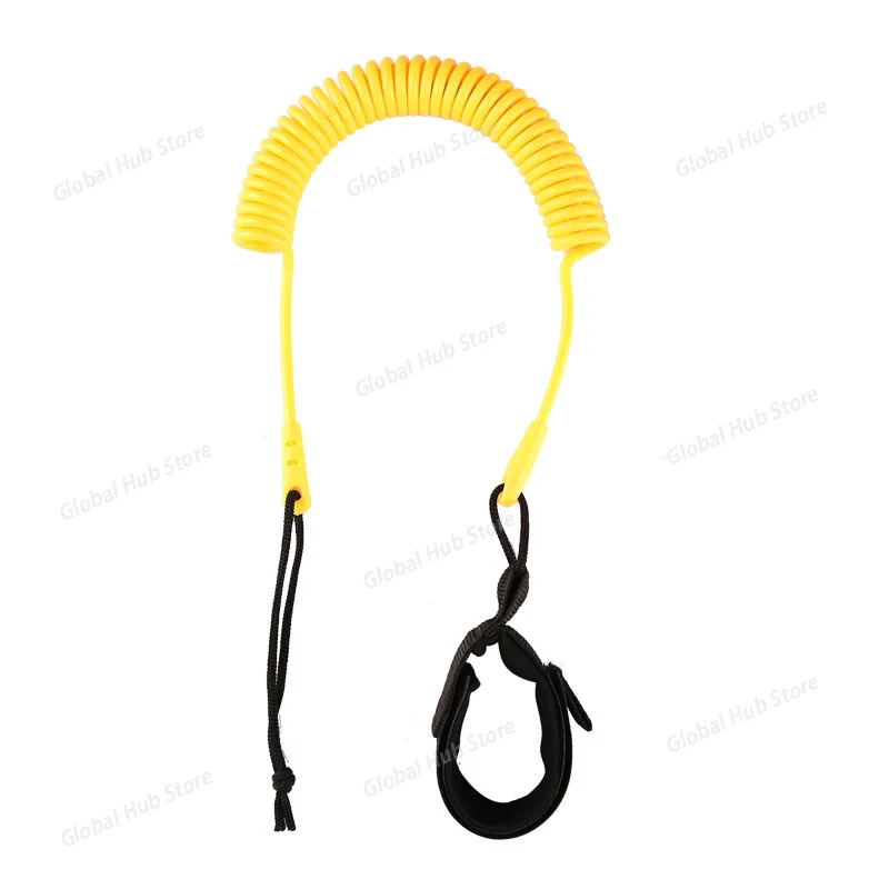 Sup Surf Board Ankle Leash Surfing Elastic Coiled Stand UP Paddle Board Leg Rope Surfboard Safety Leash Foot Rope Accessories