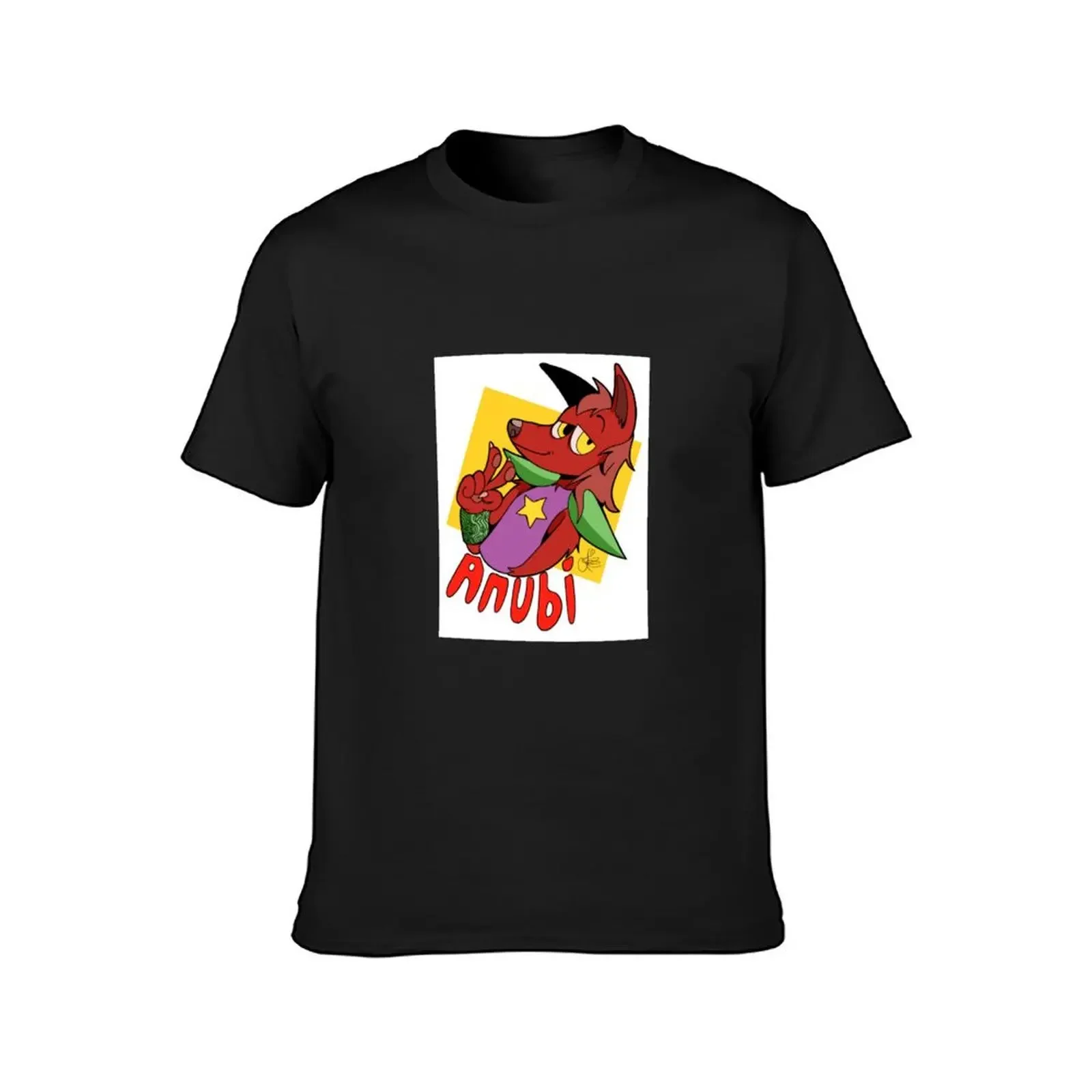 Anubi/brother’s furry oc T-Shirt cotton graphic tees sports fans new edition customs slim fit t shirts for men image 2