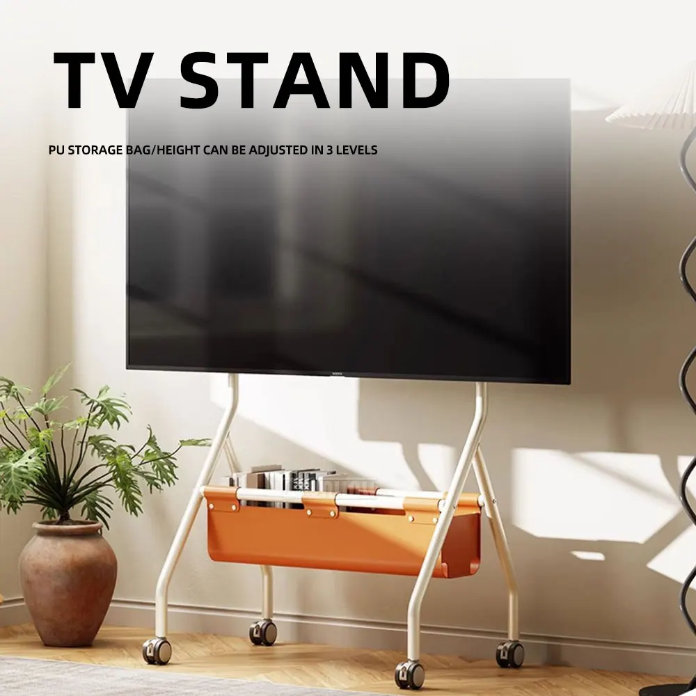 support-tv-mobile-support-pour-televiseur-lcd-avec-rangement