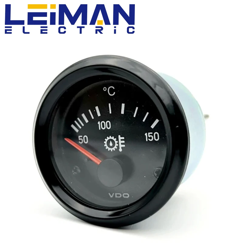 52MM 50~150℃ VDO Oil Temperature Gauge Meter Diesel Engine Generator Parts Accessories Resistance 322-18.6 Ω 12V 24V