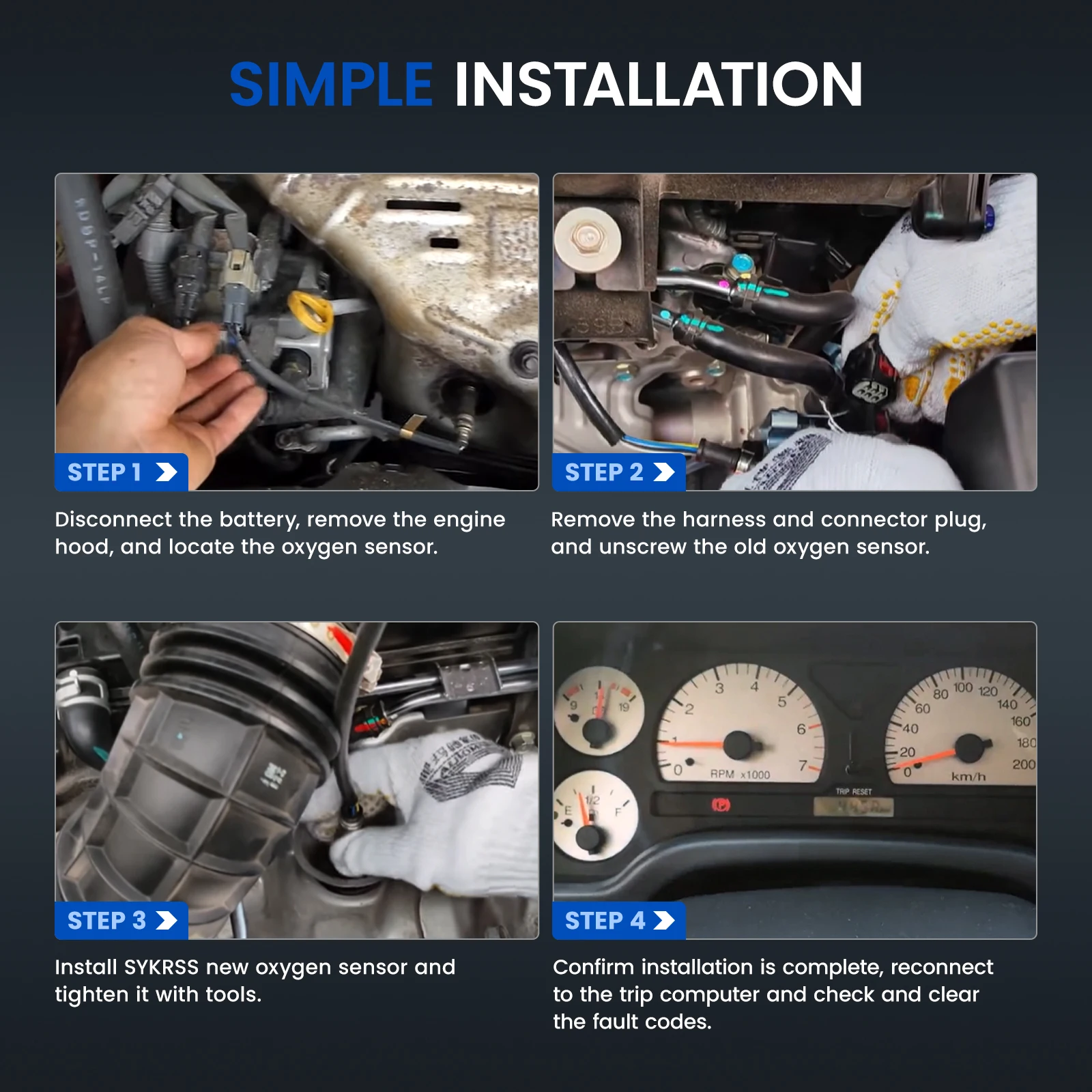 مستشعر الأوكسجين المنبع المصب O2، متوافق مع كرايسلر لدودج لسيارة جيب مرسيدس #6