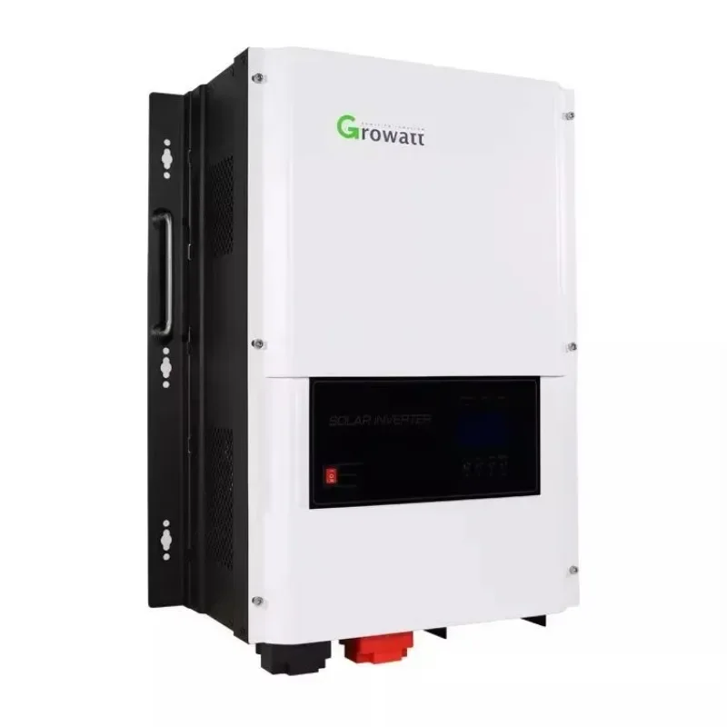 

Growatt 10KW Offgrid Hybrid Solar Inverter SPF 4000-12000T DVM Single Phase Three Phase Split 60Hz MPPT Controller Sine Wave