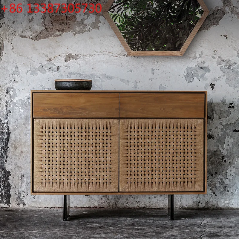 

Тумба прихожая Wabi Sand Nature Resort из массива тикового дерева, испанский стиль