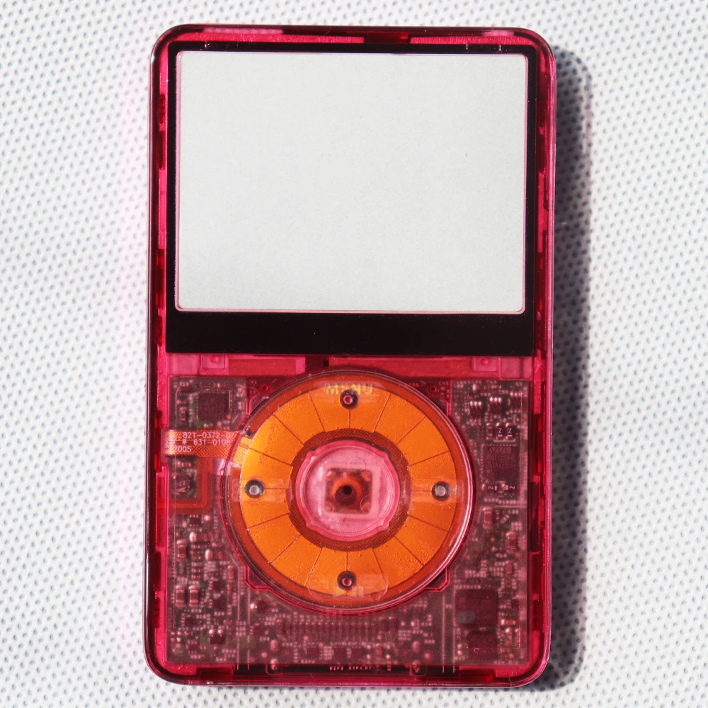 Transparente Frontplatte mit Mittelknopf für iPod Video 5. Generation 30GB 60GB 5.5. Generation 30GB 80GB Kunststoffgehäuse – Detail 24
