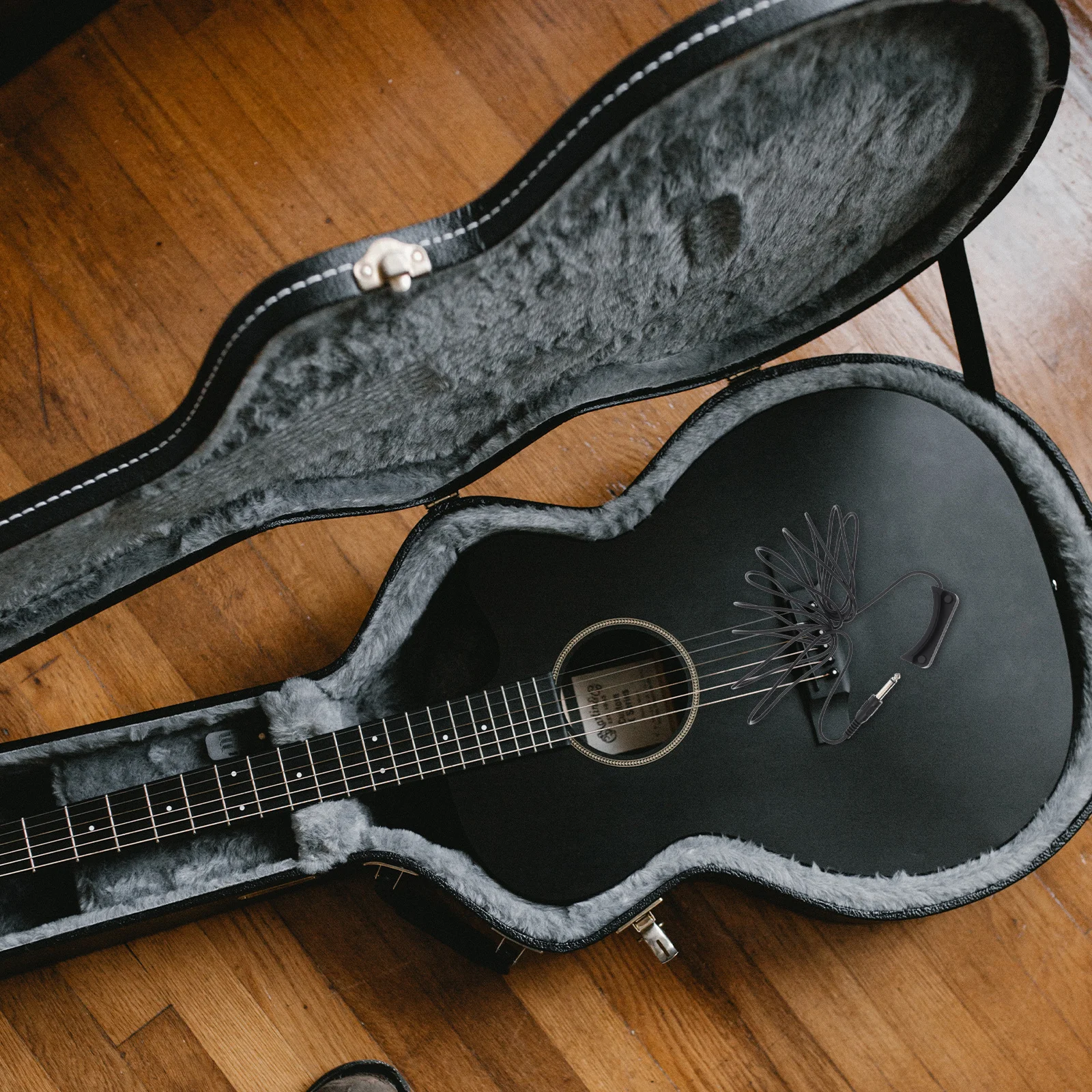 

Acoustic Pickup Sound Hole Transducer No-Drill Installation Lightweight Portable Folk Guitar Piezoelectric Pickup Guitar