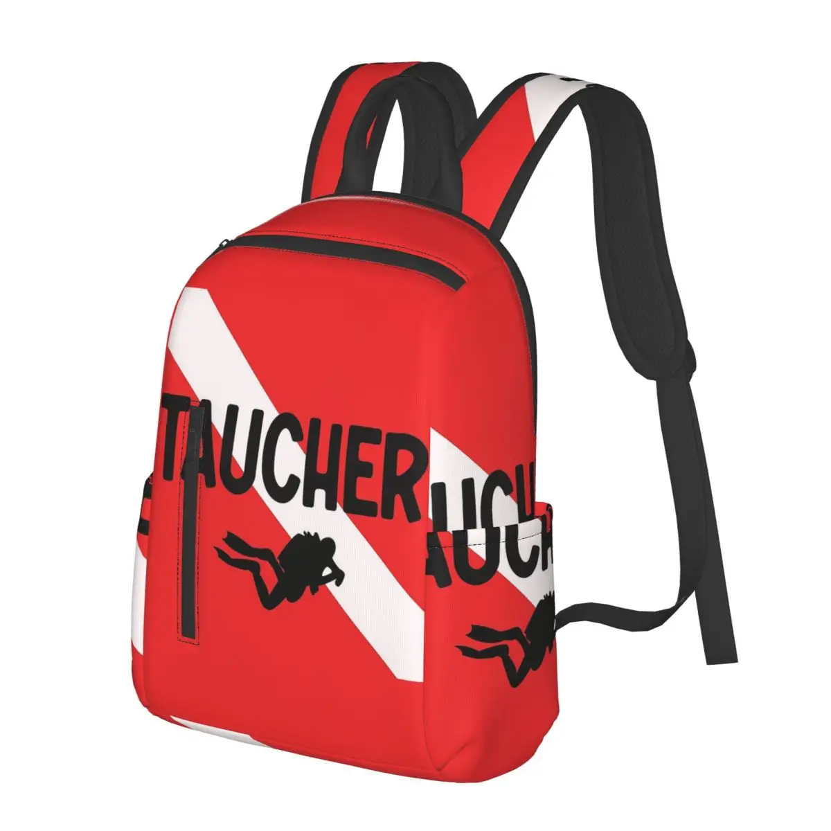 Scuba Diving Dive Diver Sea Snorkeling SportsStudent Backpack School Bag Hiking Travel Daypack for Boys Girls Bookbag