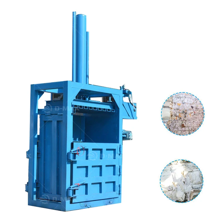 Vertical Waste Paper Packer Compactor Machine Wood Chip Paper Baler with Competitive Price