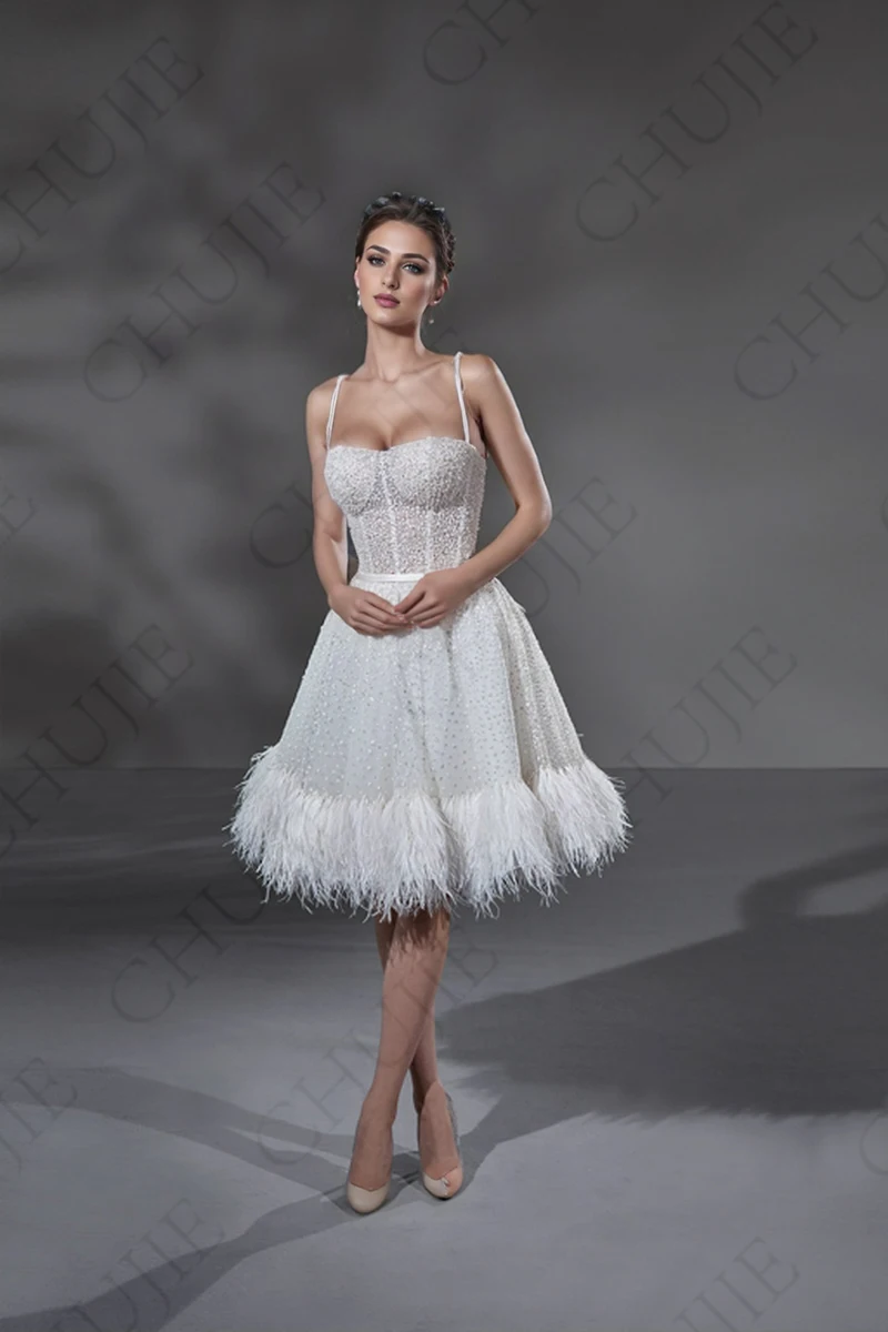 

Customized Short Cocktail Dresses Sequins A Line Tassels Graduation Dress For Juniors Wedding Prom Gowns Pleat Homecoming Dress