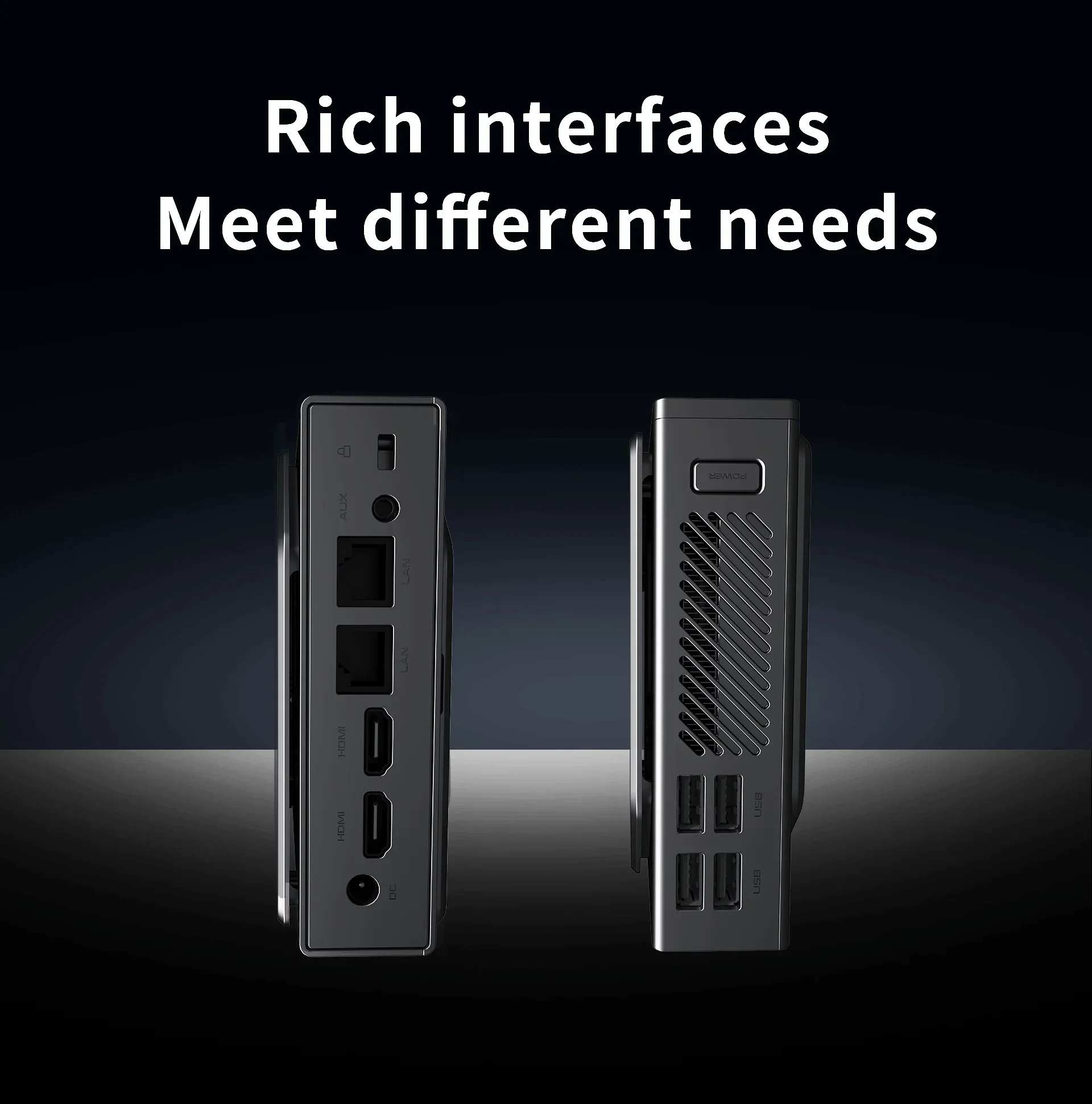 S1 Intel Twin Lake N150 Mini PC Windows 11 Pro 16GB LPDDR4 512GB