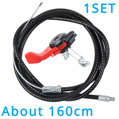 Microcultivador de gasolina, accesorios de interruptor de tracción de acelerador 168, línea de acelerador diésel, acelerador ajustable, 140cm/124-160cm