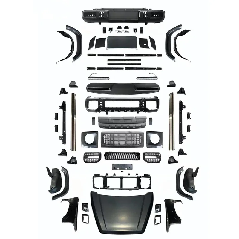 High Quality Complete Conversion Body Kit Modify To G63 Style Front Rear Bumper Hood Lights Fit for Jimny 2018+