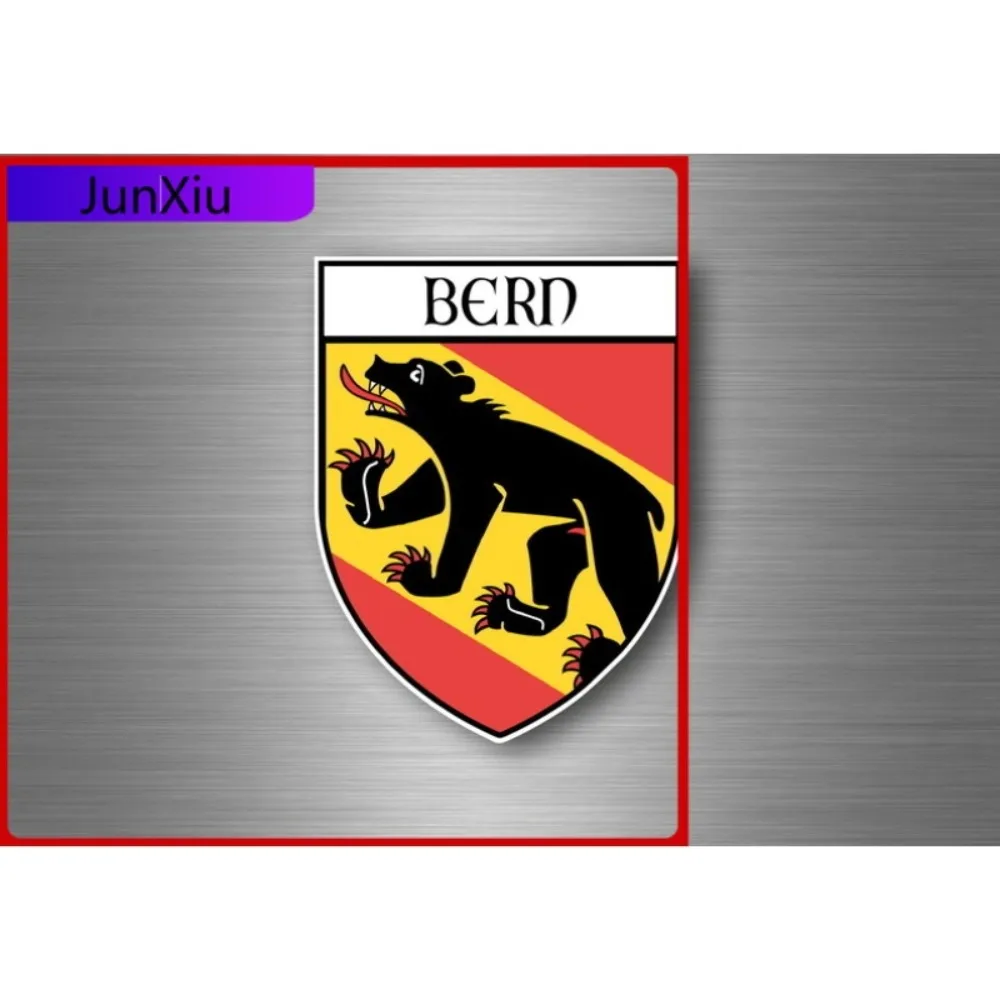 

Car Motorcycle Coat Of Arms City Flag Emblem Bern Switzerland Scratch Cover Rv Camping Stickers For Car Decoration