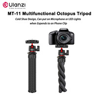 Original Ulanzi MT-11 Flexible Tripod For Phone DSLR Stand With Remote Control Mini Octopus Legs For iPhone 15 16 Pro Max Holder