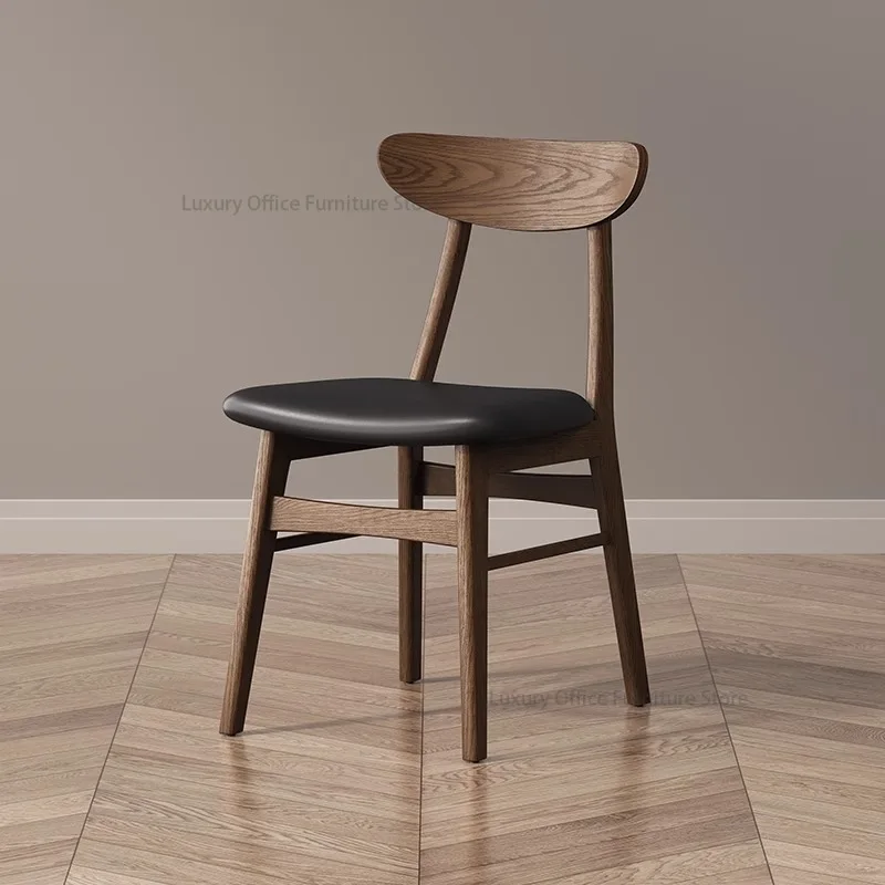Sillas de Café modernas de estilo nórdico, sillas de Café creativas Vintage de madera maciza para restaurante, diseño ergonómico, muebles de cafetería Esstisch FYCC