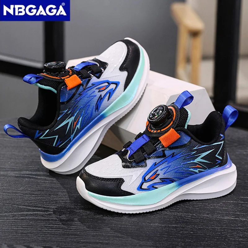 New Trend Kids Sneakers for Boys Running Outdoor Sport Basketball Shoes Non Slip Breathable Children Casual Walking Shoes